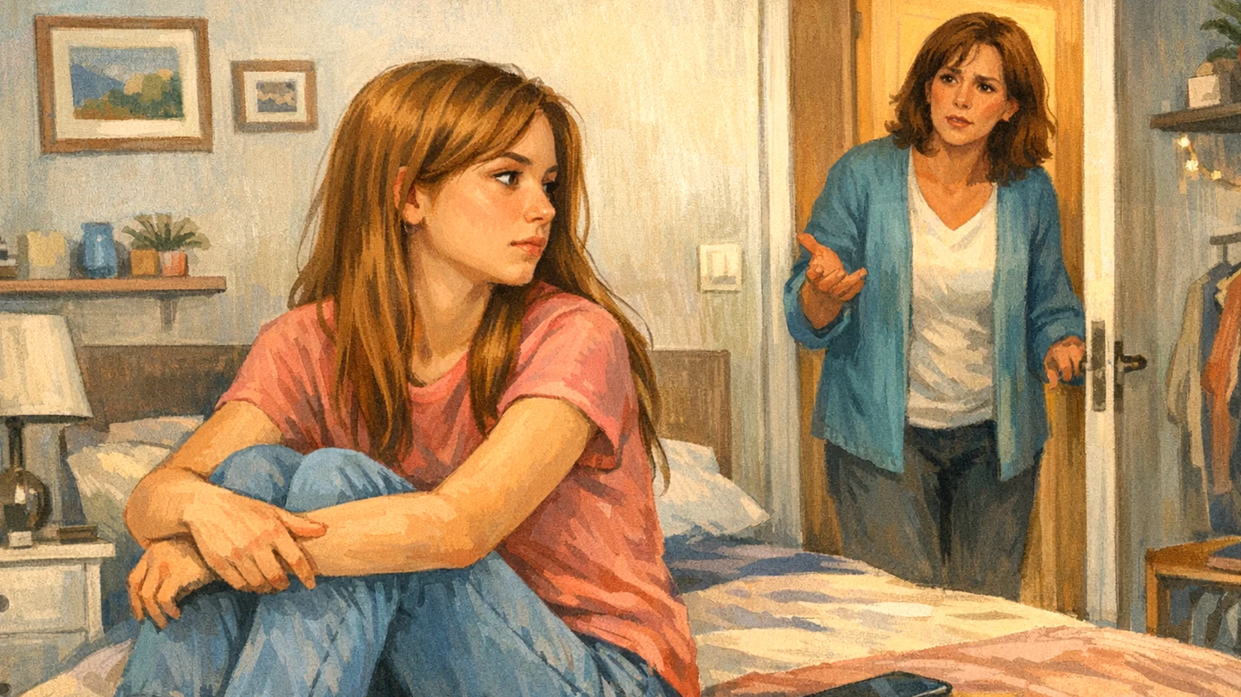 Una mamma fatica a instaurare un dialogo emotivo autentico con la figlia adolescente, che si chiude sempre di più e risponde solo a monosillabi, rendendo impossibile comprendere cosa prova realmente e costruire una connessione affettiva profonda"