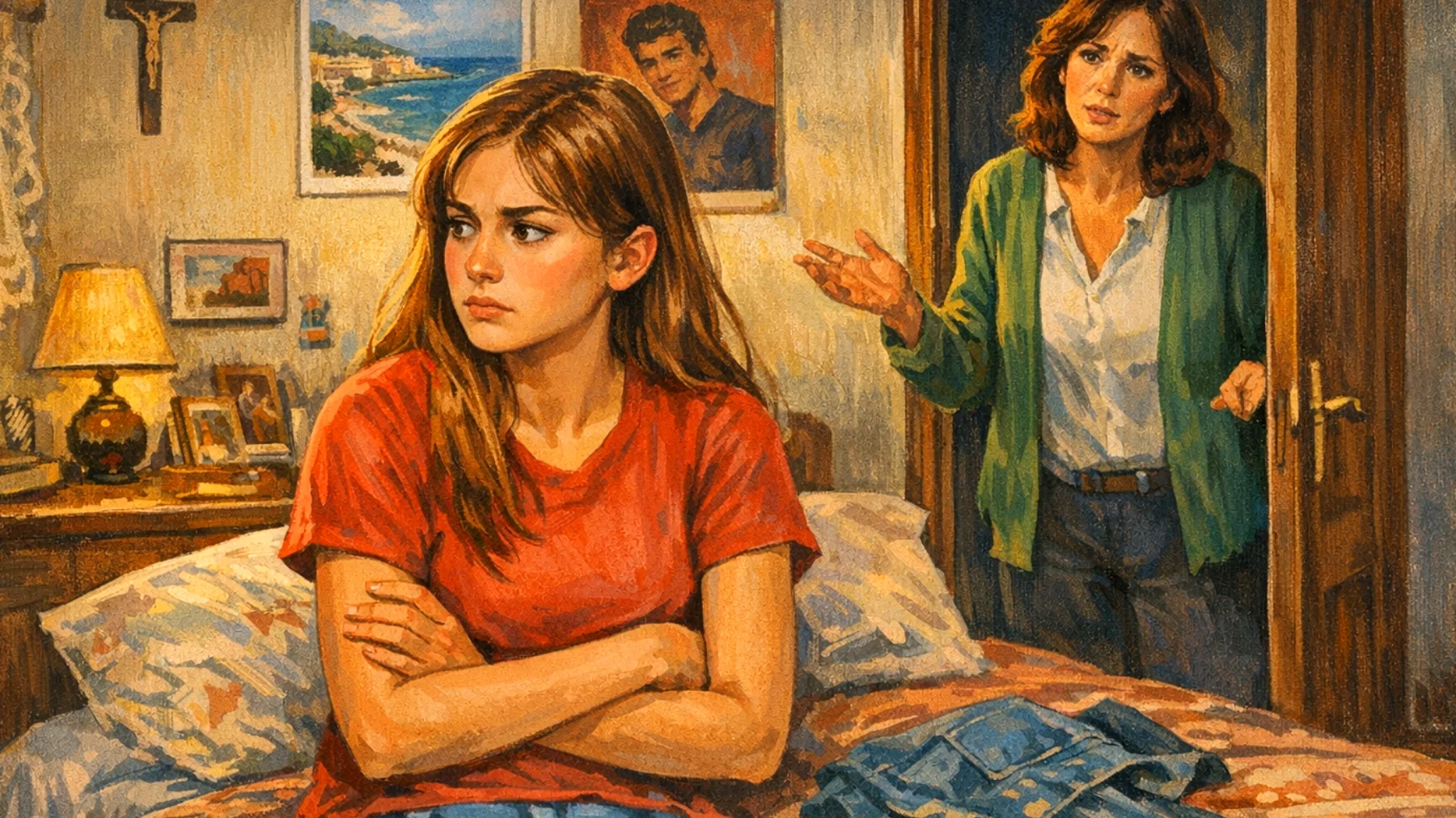 Una mamma fatica a gestire le intense crisi emotive della figlia adolescente, che alterna momenti di rabbia esplosiva a chiusura totale, rendendo difficile il dialogo e creando tensione nel rapporto."